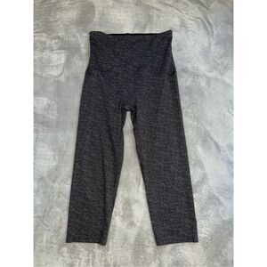 SPANX Gray Cropped Leggings LARGE